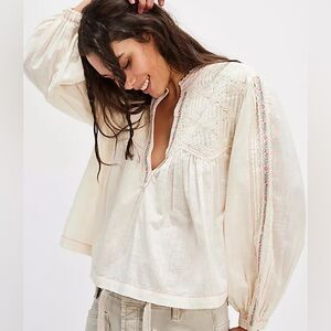 Free People Sleigh Baby Blouse